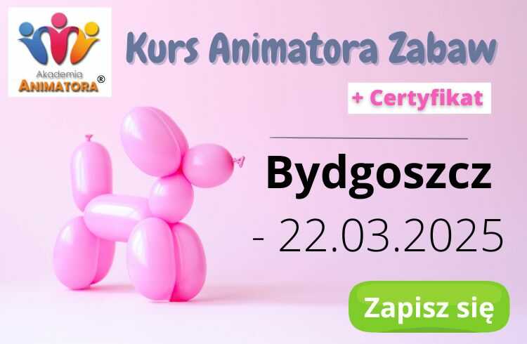 Kurs Animatora Gier i Zabaw dla Dzieci Bydgoszcz Kurs Animatora Czasu Wolnego Dzieci Bydgoszcz