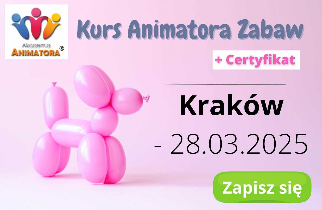 Kurs Animatora Czasu Wolnego Dzieci Kraków