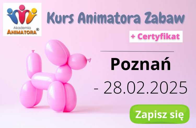 Kurs Animatora Gier i Zabaw dla Dzieci Poznań Kurs Animatora Czasu Wolnego Dzieci Poznań
