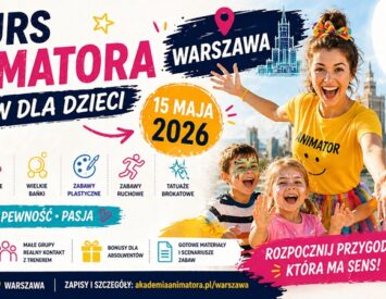 Kurs Animatora Warszawa Stacjonarnie